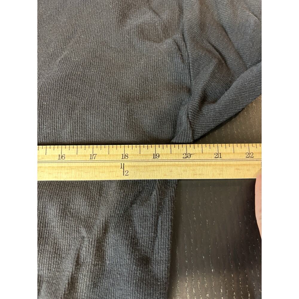 Athleta Presence Twist Sweatshirt Black Size Medium Long Sleeve Low Back Cropped - Picture 7 of 9